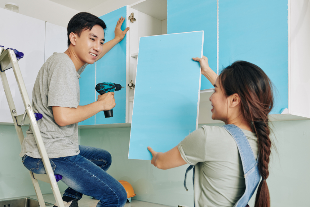 How to Paint Kitchen Cabinets Without Removing Them