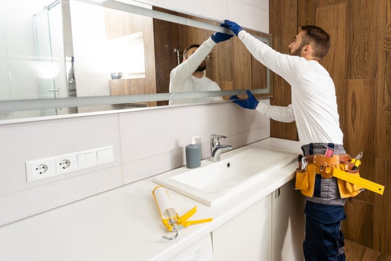 How High to Hang Bathroom Mirror